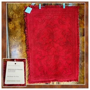 Pottery Barn Marigold Fringe Lumbar Pillow Cover-20x30"-NWT